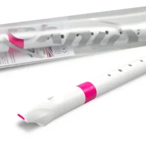 NUVO RG300PK Deutsch Sopran Kunststoff Blockflöte, weiss-pink (Doppelloch) Finale Aktion