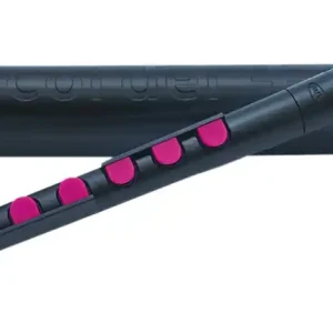 Letzte Chance NUVO recorder+ Schwarz-Pink Sopranblockflöte, deutsch