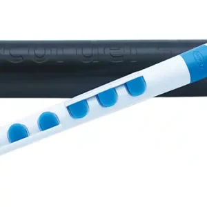 Günstig NUVO recorder+ Weiss-Blau Sopranblockflöte, deutsch
