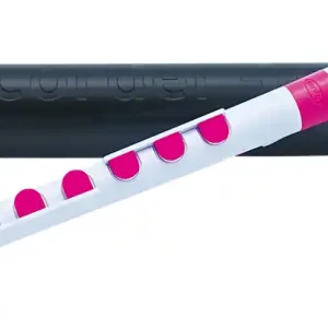 Kracherpreis NUVO recorder+ Weiss-Pink Sopranblockflöte, deutsch