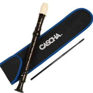 CASCHA HH 2173 Sopran deutsch Kunststoff Blockflöte C-Dur inkl. Zubehör Abverkauf
