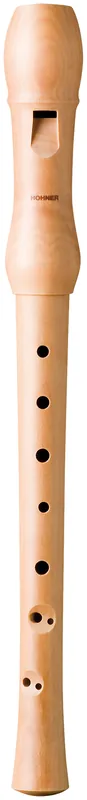 HOHNER 9560 Musica C-Sopran Birnbaum barock Blockflöte, hell Echt