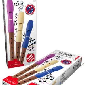 Preisknaller HOHNER 95851 PK Alegra C-Sopran Birnbaum deutsch Blockflöte, hell/pink