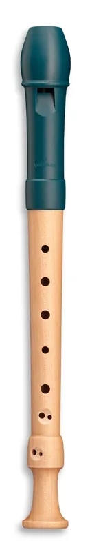 MOLLENHAUER 17413 Fipple Dege Sopran c2 barock Holz-Kunststoff Blockflöte, seeblau (Doppelloch) Nur Für Kurze Zeit