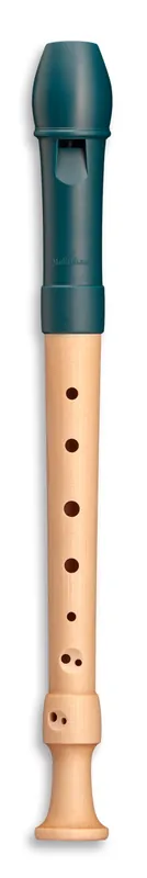 Mega-Angebot MOLLENHAUER 17213 Fipple Dege Sopran c2 deutsch Holz-Kunststoff Blockflöte, seeblau (Doppelloch)