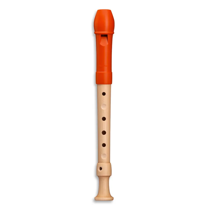 Schnäppchen MOLLENHAUER 17514 Fipple Dege Penta 7-Ton Holz-Kunststoff Blockflöte, orange