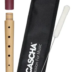 Saisonangebot CASCHA CFL1G Hybrid Sopran-Blockflöte rot, deutsche Griffweise
