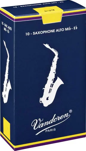 Bestseller VANDOREN Classic Stärke 2,5 Alt-Saxofon Blätter (10 Stück)