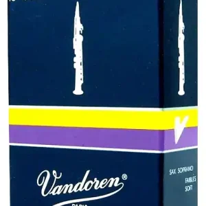 Begrenztes Angebot VANDOREN Classic Stärke 1 Sopran-Saxofon Blätter (10 Stück)