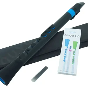 NUVO DooD 2.0 Black-Blue Polymer Klarinette inkl. Blätter, Griffbild, Hülle Mega-Angebot