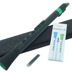 NUVO DooD 2.0 Black-Green Polymer Klarinette inkl. Blätter, Griffbild, Hülle Neuheit