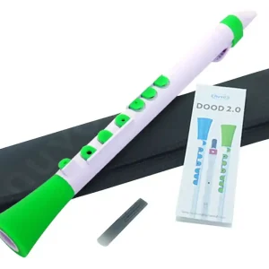 NUVO DooD 2.0 White-Green Polymer Klarinette inkl. Blätter, Griffbild, Hülle Neu