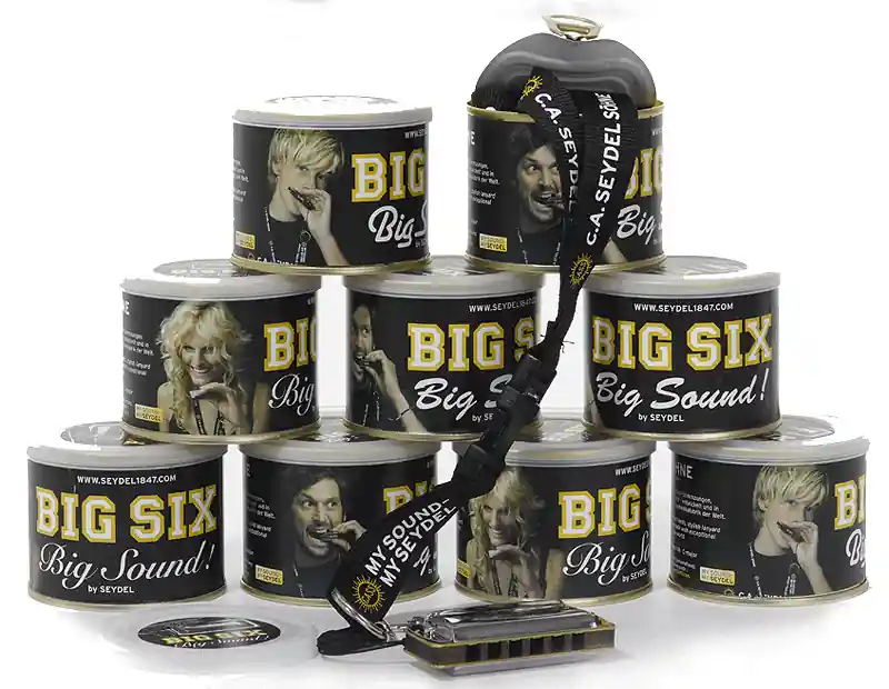 Direkt Vom Hersteller SEYDEL Big Six Blues 12-Stimmen C-Dur Diatonische Mundharmonika Edelstahl-Stimmzungen
