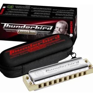 Top-Preis HOHNER Marine Band Thunderbird 20-Stimmen C-Low Diatonische Mundharmonika. / B-Ware