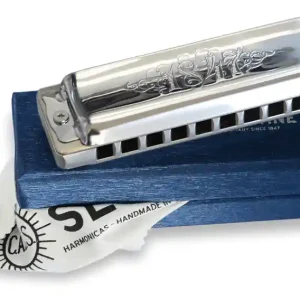 Echt SEYDEL Blues 1847 Lightning 20-Stimmen C-Dur Richter Mundharmonika mit Edelstahl-Stimmzungen