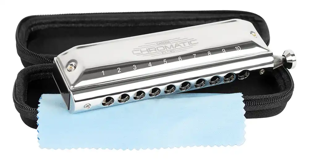 Super-Preis CASCHA HH 2272 Chromatic 10-40 Blues Harmonica Chromatische Mundharmonika