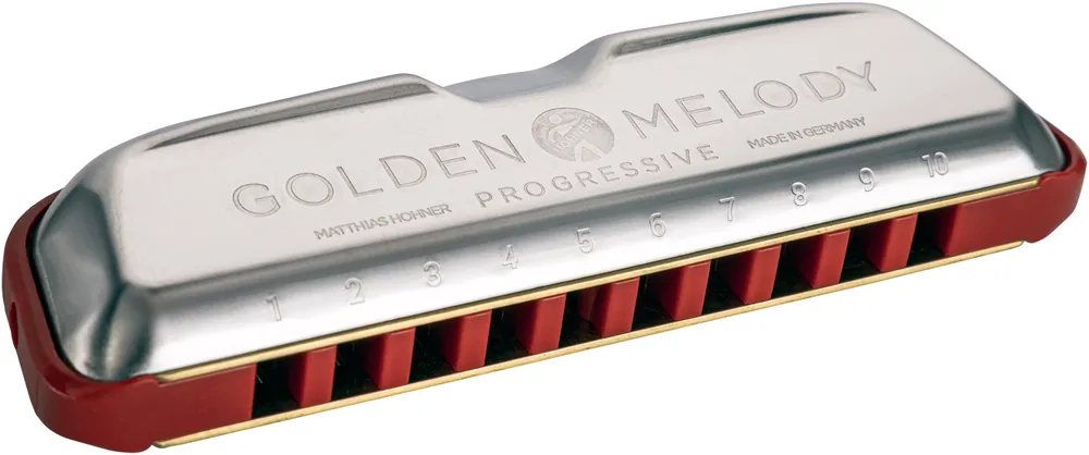 HOHNER Golden Melody Progressive 20 Stimmen Bb-Dur Diatonische Mundharmonika. Sale