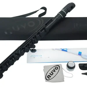 NUVO jFlute 2.0 Schwarz-Schwarz Polymer Querflöte inkl. Tasche und Zubehör Jetzt Kaufen
