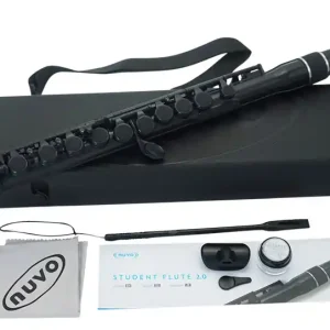 Geprüft NUVO Student Flute 2.0 Querflöte, gerade Bauweise, schwarz