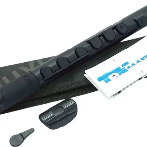 NUVO TooT 2.0 Black-Black Polymer Querpfeife inkl. Platte, Griffbild, Hülle Schneller Versand