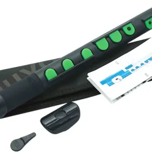 NUVO TooT 2.0 Black-Green Polymer Querpfeife inkl. Platte, Griffbild, Hülle Top-Preis