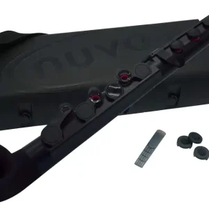 NUVO jSax 2.0 Standard Kit Schwarz-Pink Polymer Saxophon inkl. Zubehör (C-Stimmung) Zertifiziert