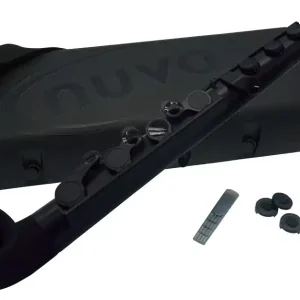 Kostenloser Versand NUVO jSax 2.0 Standard Kit Schwarz-Schwarz Polymer Saxophon inkl. Zubehör (C-Stimmung)