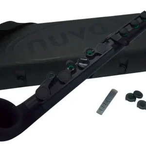 NUVO jSax 2.0 Standard Kit Schwarz-Grün Polymer Saxophon inkl. Zubehör (C-Stimmung) Letzte Chance