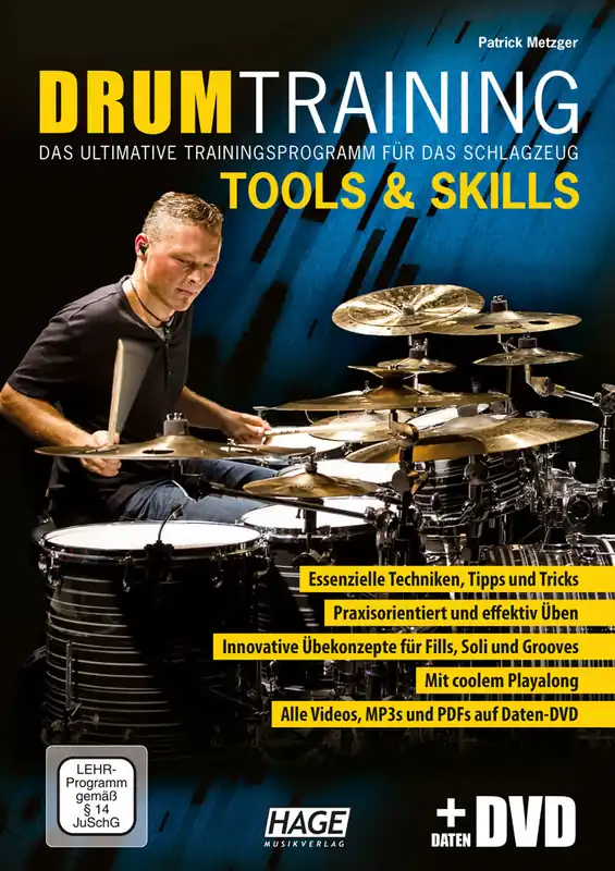 HAGE Drum Training Tools & Skills /QR-Codes Trainingsprogramm für das Schlagzeug! (EH 3943) Online Kaufen