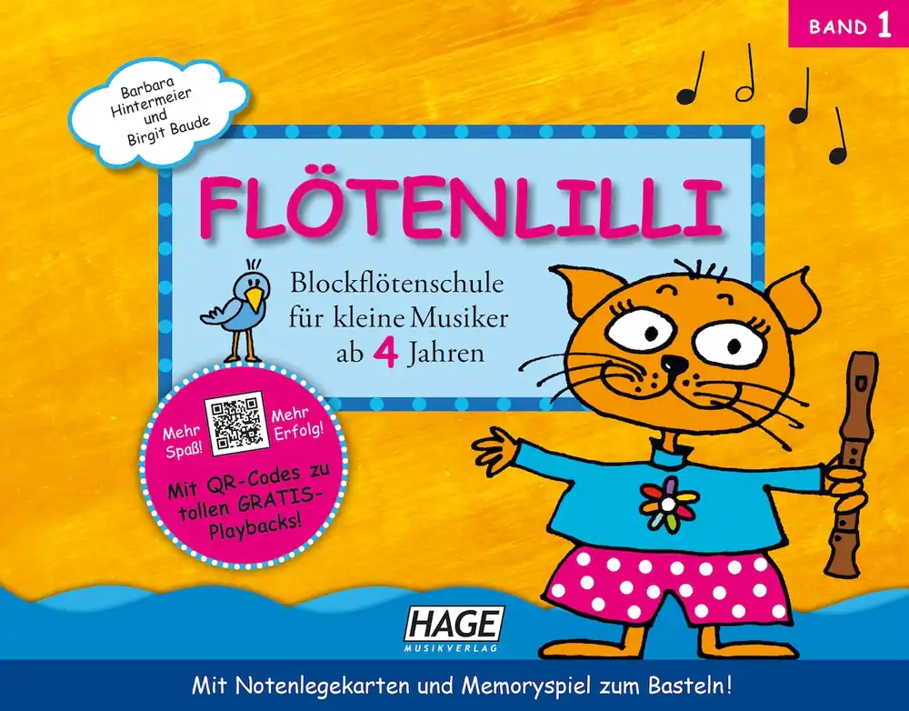 CASCHA EH 3901 Flötenlilli Band 1 Blockflötenschule für kleine Musiker ab 4 Jahren Markenprodukt