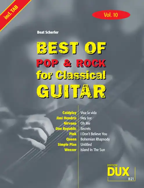 Günstig ANCORA Best Of Pop & Rock for Classical Guitar 10 Die Sammlung mit starken Interpreten