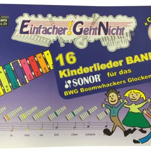 LEUWA Einfacher geht nicht Liederheft inkl. CD Kinderlieder für Sonor Boomwhackers Glockenspiel Preis Gesenkt