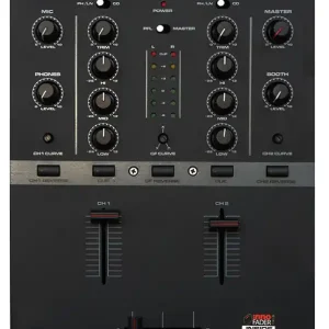 DJ-TECH DIF-2 S BK Battle DJ-Mixer, schwarz Bestpreis