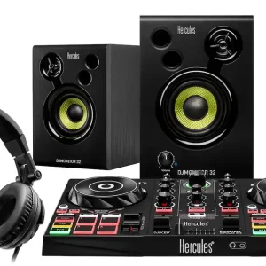 Geprüft HERCULES DJ Learning Kit Mk2 All-in-One-DJ-Set