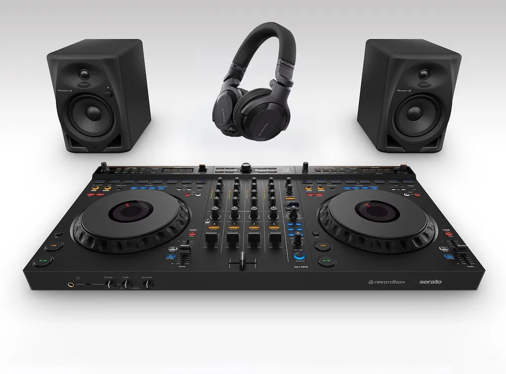 PIONEER DDJ-GRV6 Level Up House Party Bundle DJ Controller inkl. HDJ-CUE1 und DM-40D Billig