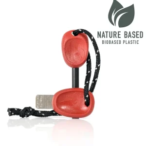 Gratis Versand LIGHT MY FIRE Swedish FireSteel BIO Scout 2in1 RR Magnesium-Feuerstarter/Anzündhilfe rockyred