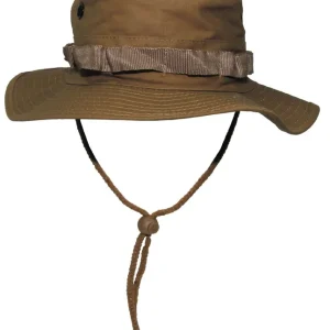 Expressversand SURVIVAL US GI Buschhut Boonie Rip S coyote tan M (Schlapphut mit Kinnband) Ausrüstung