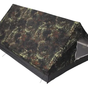 Ausverkauf SURVIVAL Zelt Minipack 2 Personen flecktarn Notfall-Ausrüstung