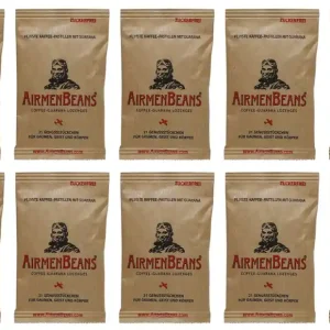 Günstig SURVIVAL AirmenBeans Pastillen 210 Pastillen Notfall-Ausrüstung (10 Pack a 21 Pastillen)