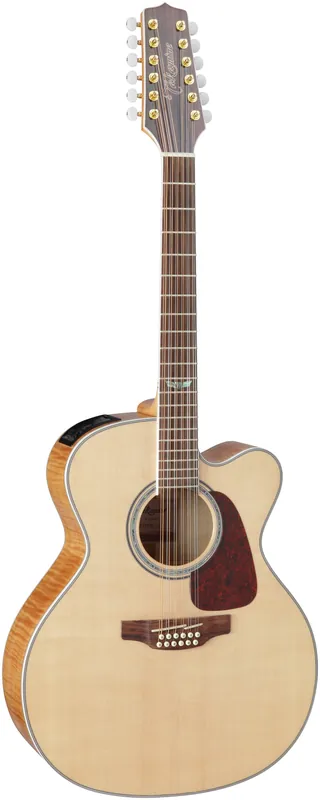 TAKAMINE GJ72CE12-NAT Jumbo Elektro-Akustik-Gitarre, 12-Saiter, natural Versand Am Gleichen Tag