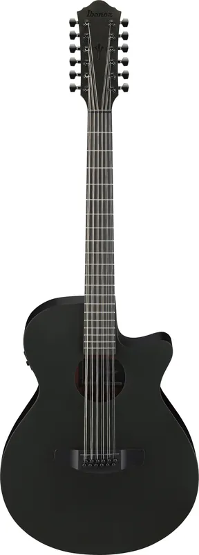 Versand Am Gleichen Tag IBANEZ AEG1221-BOT AEG Elektro-Akustik-Gitarre 12-String, Black Out