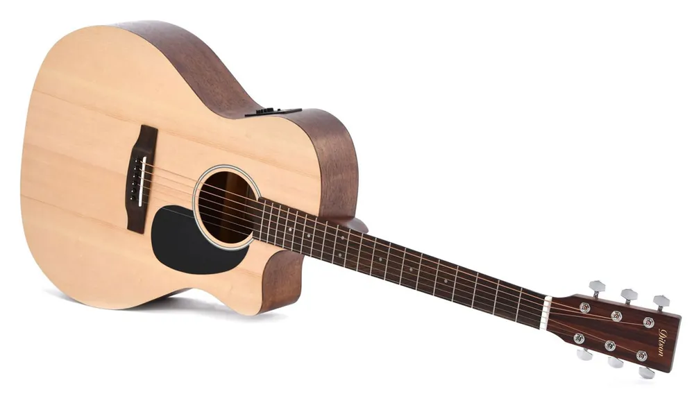 DITSON by Sigma GC-10E Grand OM Elektro-Akustik-Gitarre Kostenloser Rückversand