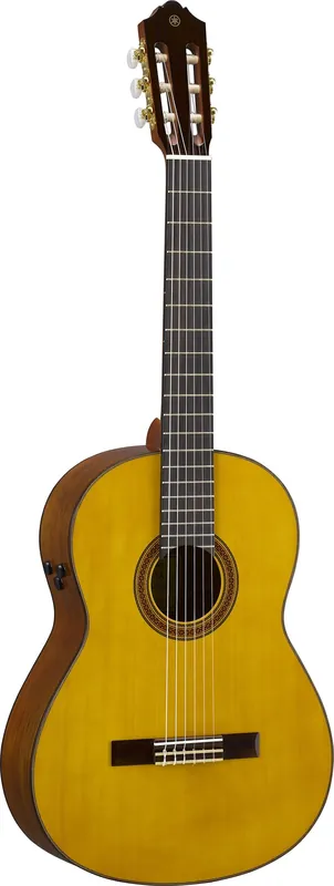 Geprüft YAMAHA CG-TA TransAcoustic Classic Elektro-Akustik-Gitarre, natural