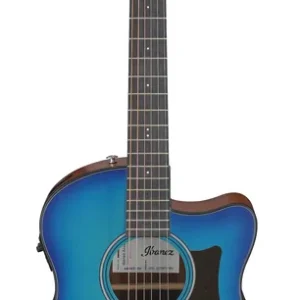 IBANEZ AAM50CE-SBO Advanced Acoustic Elektro-Akustik-Gitarre, sapphire blue burst open Super-Preis
