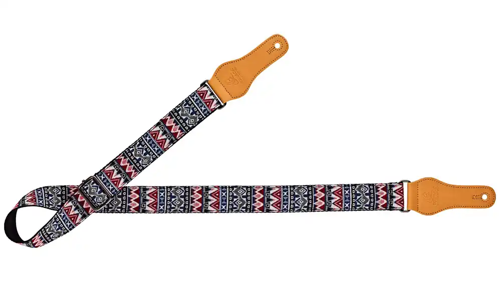 ORTEGA OCS-410U World Baumwoll-Ukulelengurt (37x1390mm), indian arts Beliebt