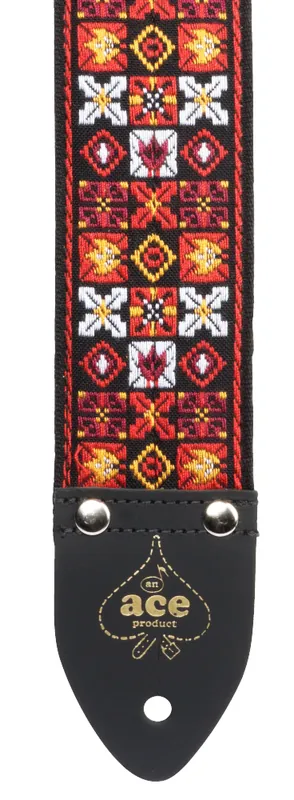 DANDREA ACE 1 Ace Vintage Reissue Gitarrengurt (51mm), Xs & Os Zertifiziert