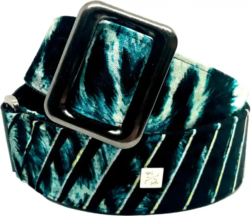 GETM GETM Women of Rock The Casandra Aqua Kunstleder-Gitarrengurt 51mm Online Kaufen