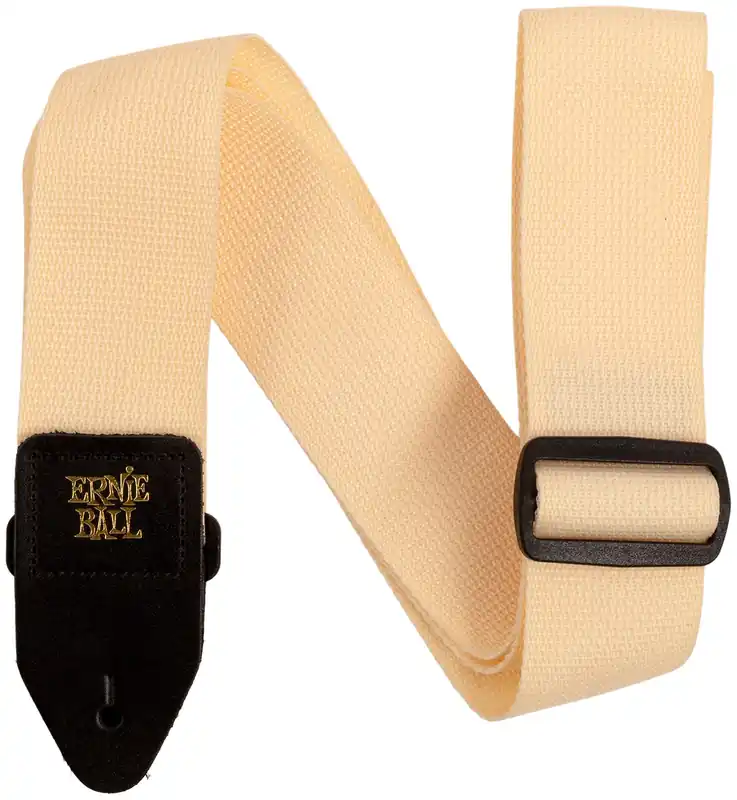 Neu Im Sortiment ERNIE BALL 5354 Polypro Nylon Gitarrengurt (50mm), cream