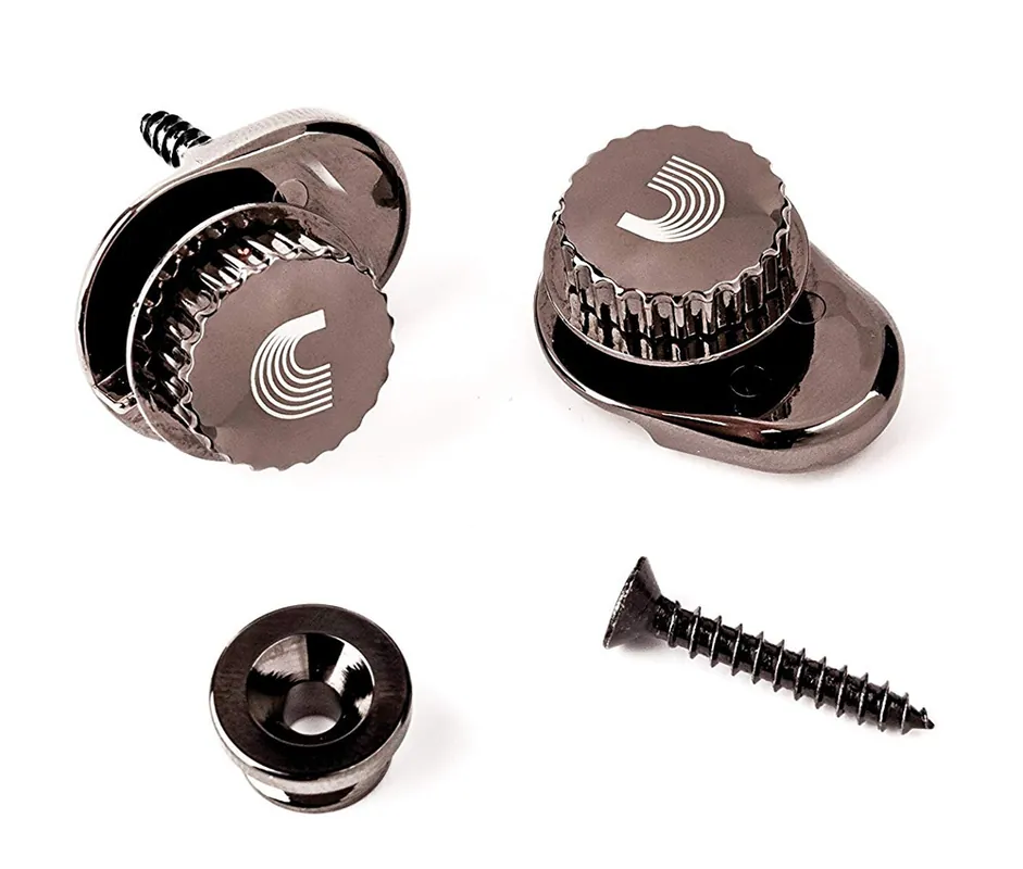 Expressversand PLANET WAVES PW-SLS-01 Universal Strap Lock System Gurtsicherungen, schwarz