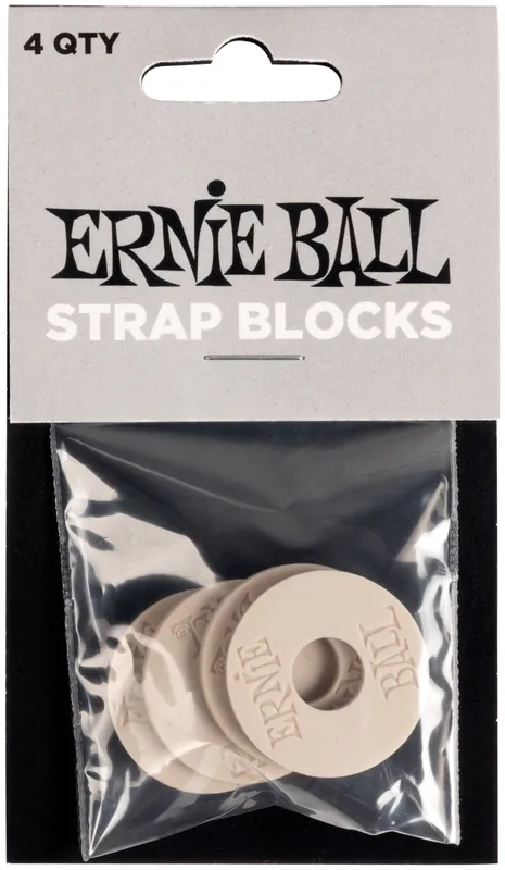 ERNIE BALL 5625 Strap Blocks Gurtsicherungssystem, grau Letzte Chance